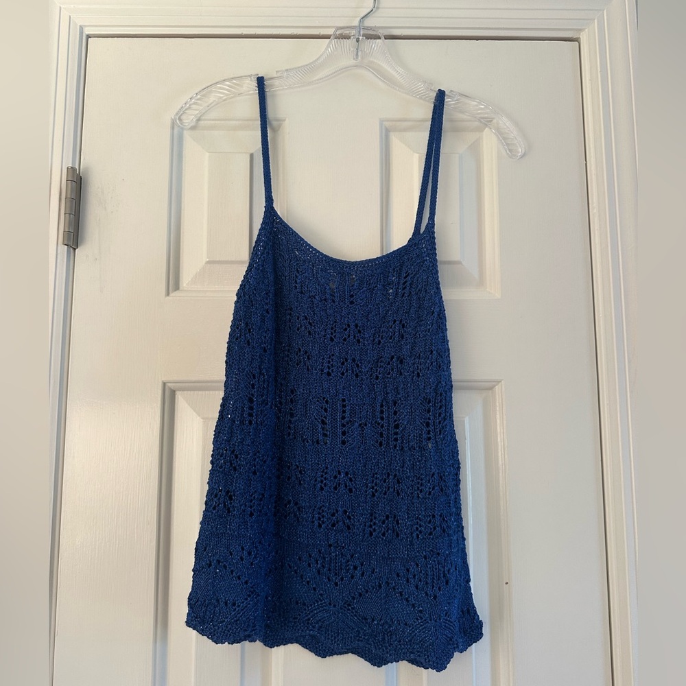 NWT Sézane Shiny Knit Tank
